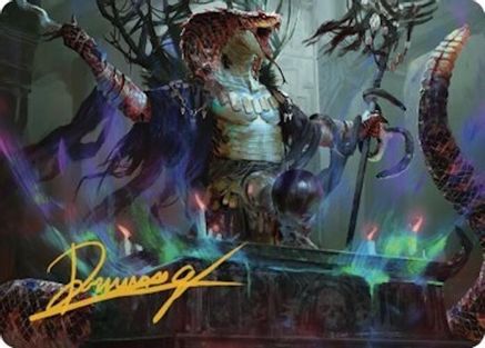 Sivriss, Nightmare Speaker Art Card (32/81) (Gold-Stamped Signature) (ASCLB-032) [Art Series: Commander Legends: Battle for Baldur's Gate]