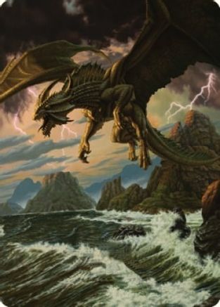 Ancient Bronze Dragon Art Card (3/81) (ASCLB-003) [Art Series: Commander Legends: Battle for Baldur's Gate]