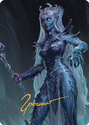 Doppelganger Art Card (Gold-Stamped Signature) (ASCLB-012) [Art Series: Commander Legends: Battle for Baldur's Gate]