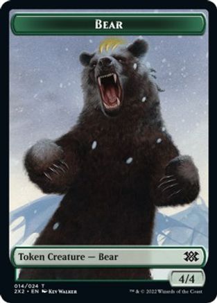 Bear // Angel Double-Sided Token (2X2-14 // 3) [Double Masters 2022] Foil