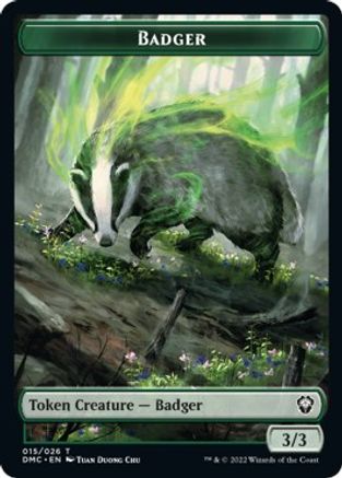 Badger Token (DMC-015) [Commander: Dominaria United]