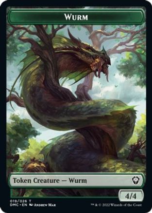 Wurm Token (DMC-019) [Commander: Dominaria United]