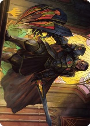 Benalish Sleeper Art Card (Gold-Stamped Signature) (ASDMU-004) [Art Series: Dominaria United]