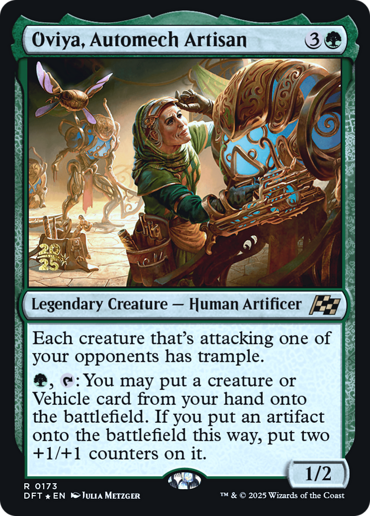 Oviya, Automech Artisan (PRE-173) [Prerelease Cards] Foil