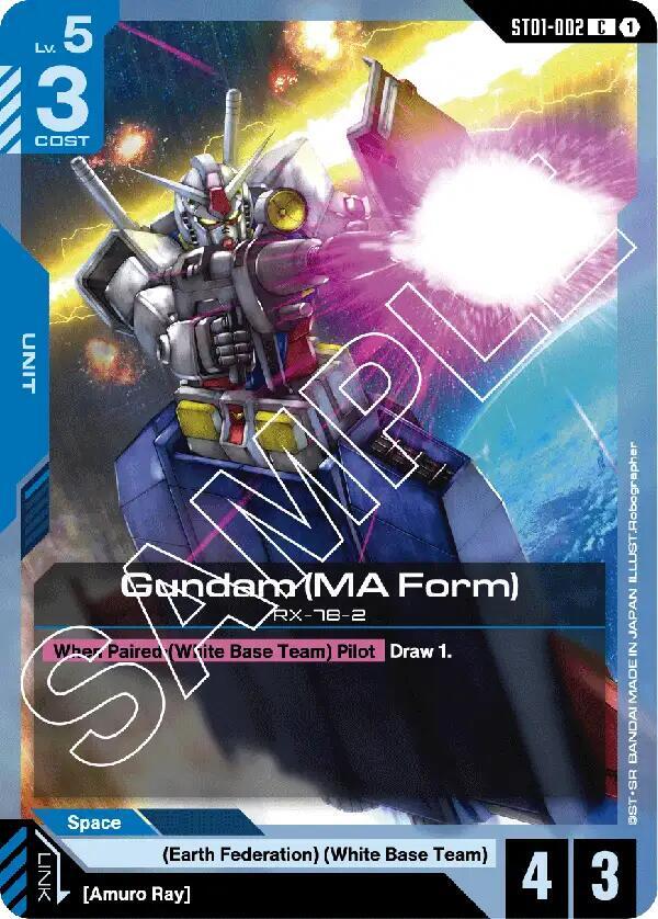 Gundam (MA Form) — Starter Deck 01: Heroic Beginnings [ST01]