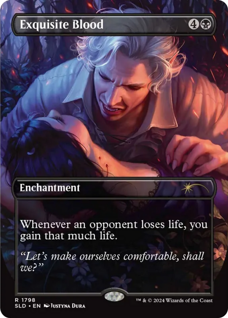 Exquisite Blood (SLD-1798) (Borderless) [Secret Lair Drop]