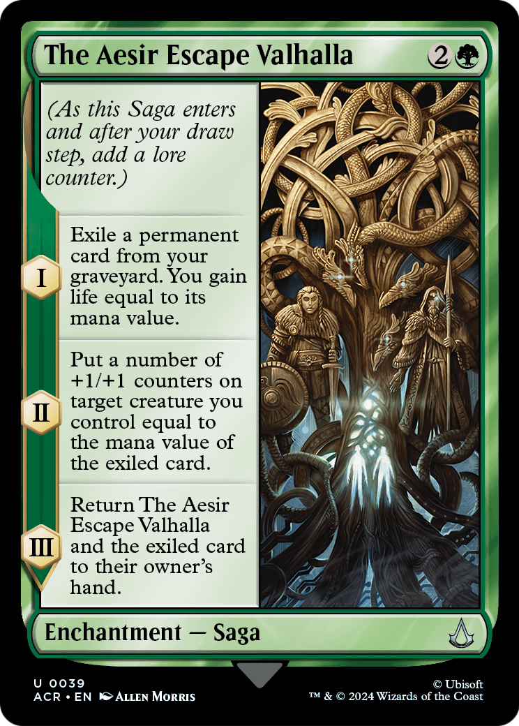 The Aesir Escape Valhalla (ACR-039) [Assassin's Creed] Foil