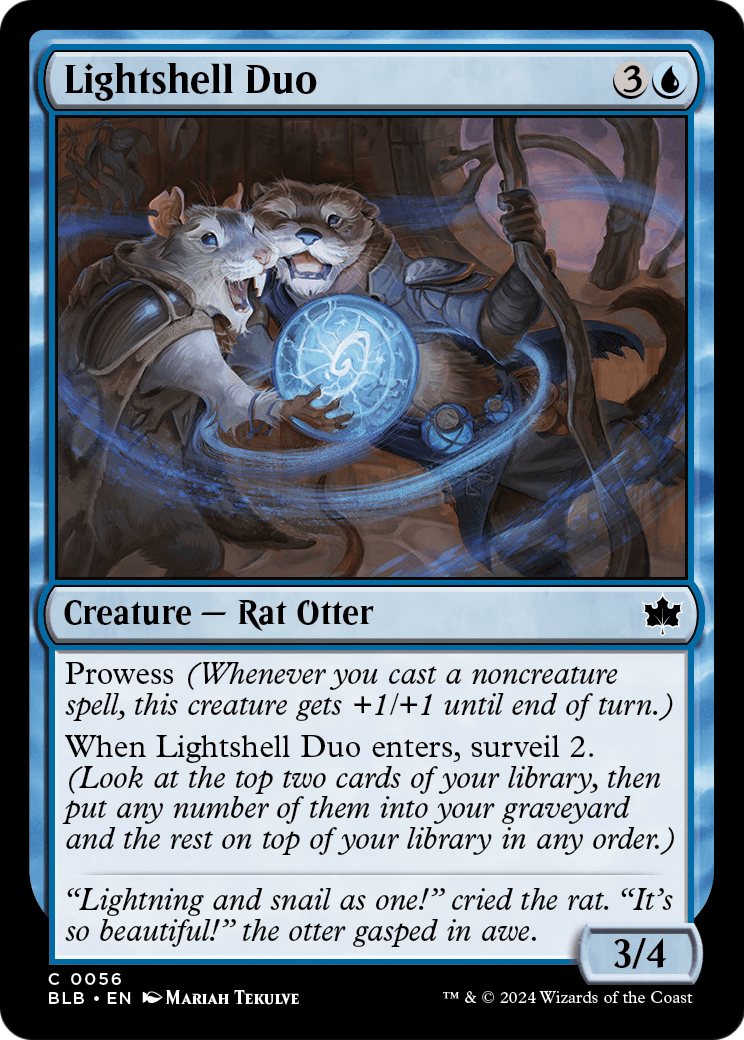 Lightshell Duo (BLB-056) [Bloomburrow] Foil