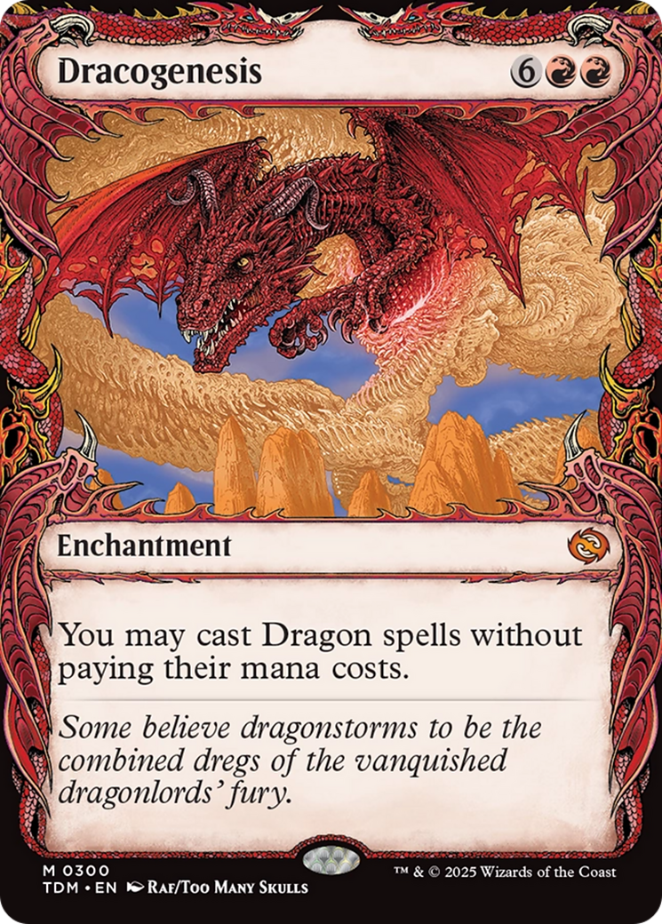 Dracogenesis (TDM-300) (Showcase) [Tarkir: Dragonstorm]