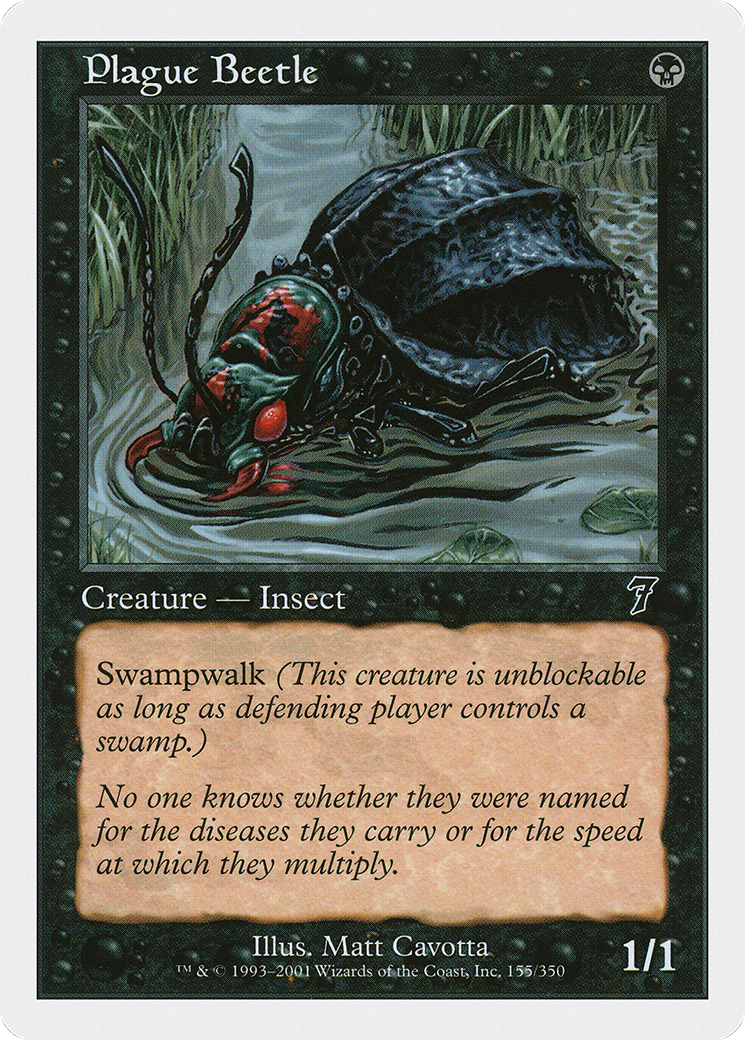 Plague Beetle (7ED-155) [7th Edition]