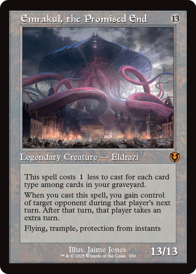 Emrakul, the Promised End (Retro Frame) (INR-330) [Innistrad Remastered]
