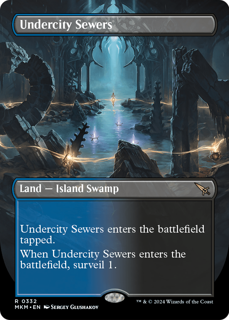 Undercity Sewers (Borderless) (MKM-332) [Murders at Karlov Manor]