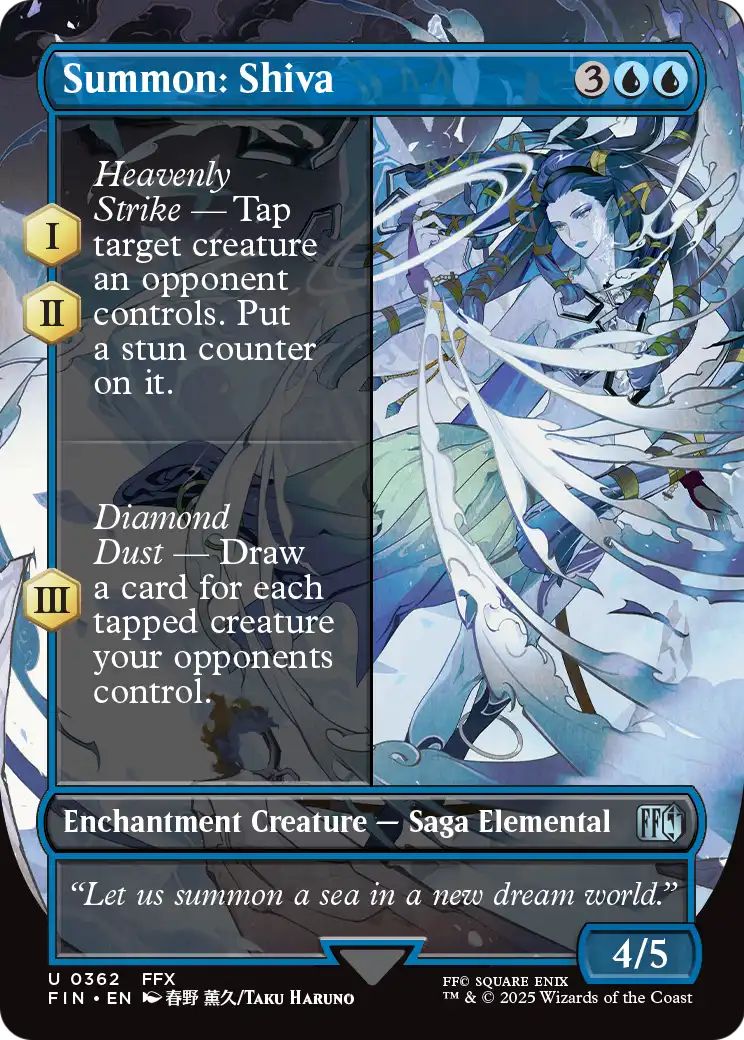 Summon: Shiva (Borderless) (FIN-362) [FINAL FANTASY]