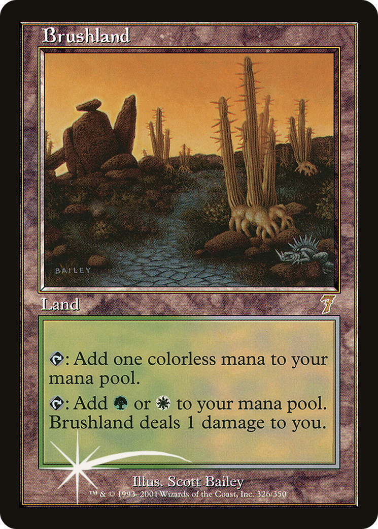 Brushland (7ED-326) [7th Edition] Foil