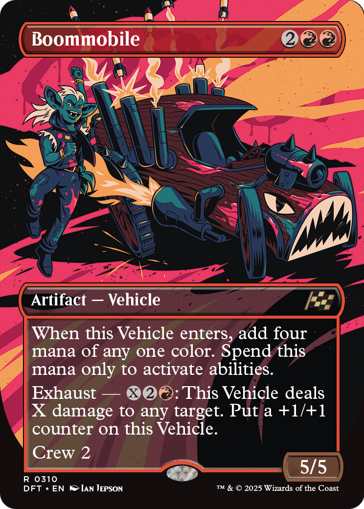 Boommobile (Borderless) (DFT-310) [Aetherdrift] Foil