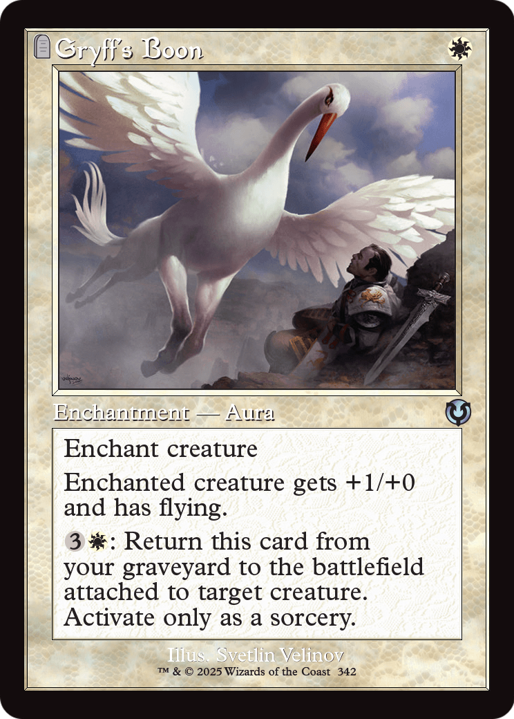 Gryff's Boon (Retro Frame) (INR-342) [Innistrad Remastered] Foil