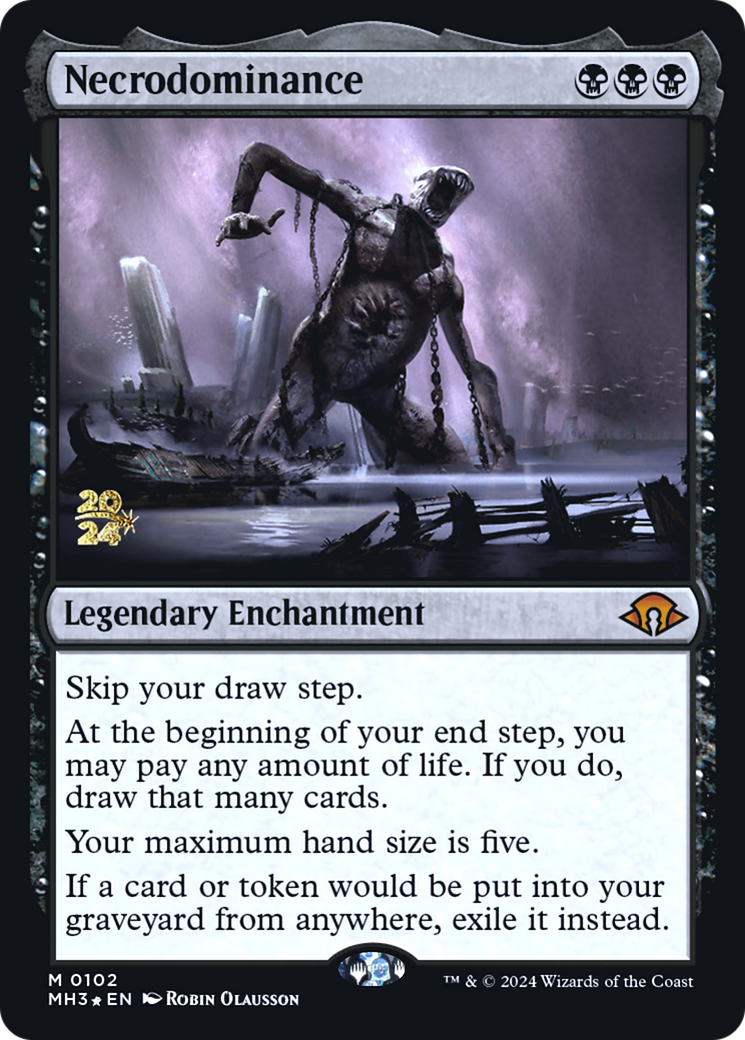Necrodominance (PRE-102) [Modern Horizons 3 Promos] Foil