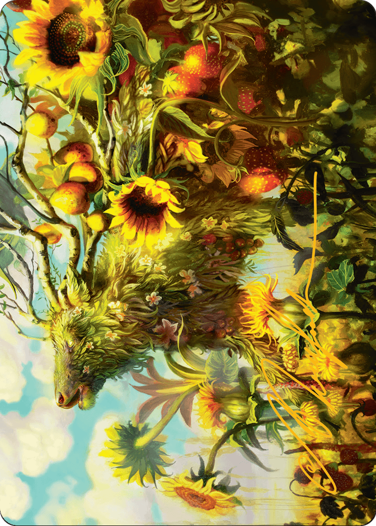 Beza, the Bounding Spring // Beza, the Bounding Spring (ABLB-001) (Borderless) [Bloomburrow Art Series] Foil