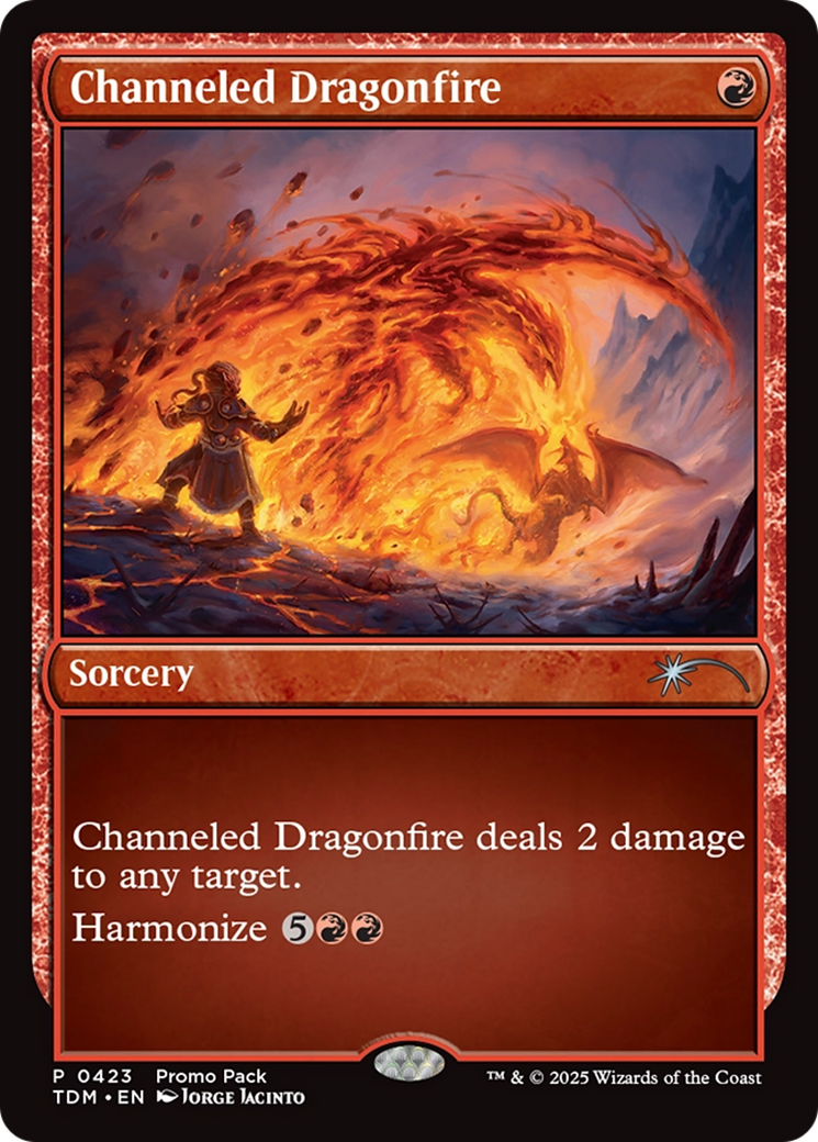 Channeled Dragonfire (PPTDM-423) [Promo Pack: Tarkir: Dragonstorm]