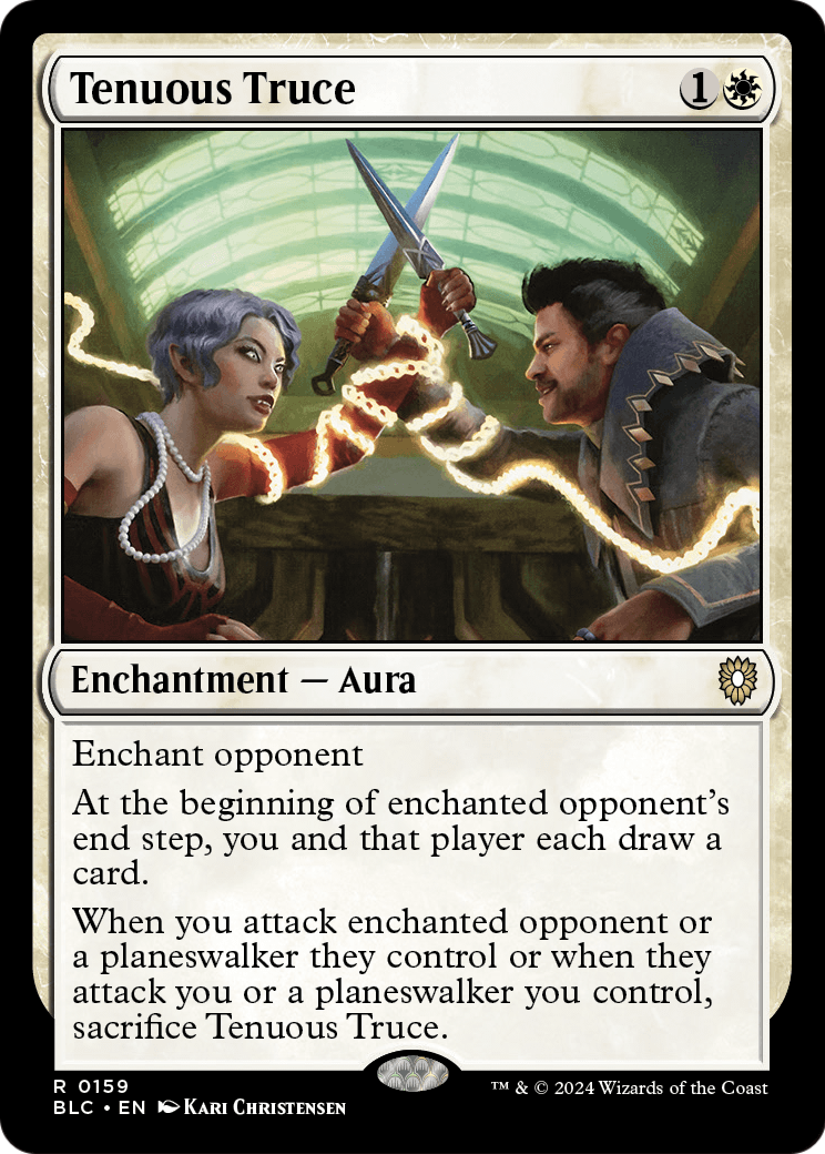Tenuous Truce (BLC-159) [Bloomburrow Commander]