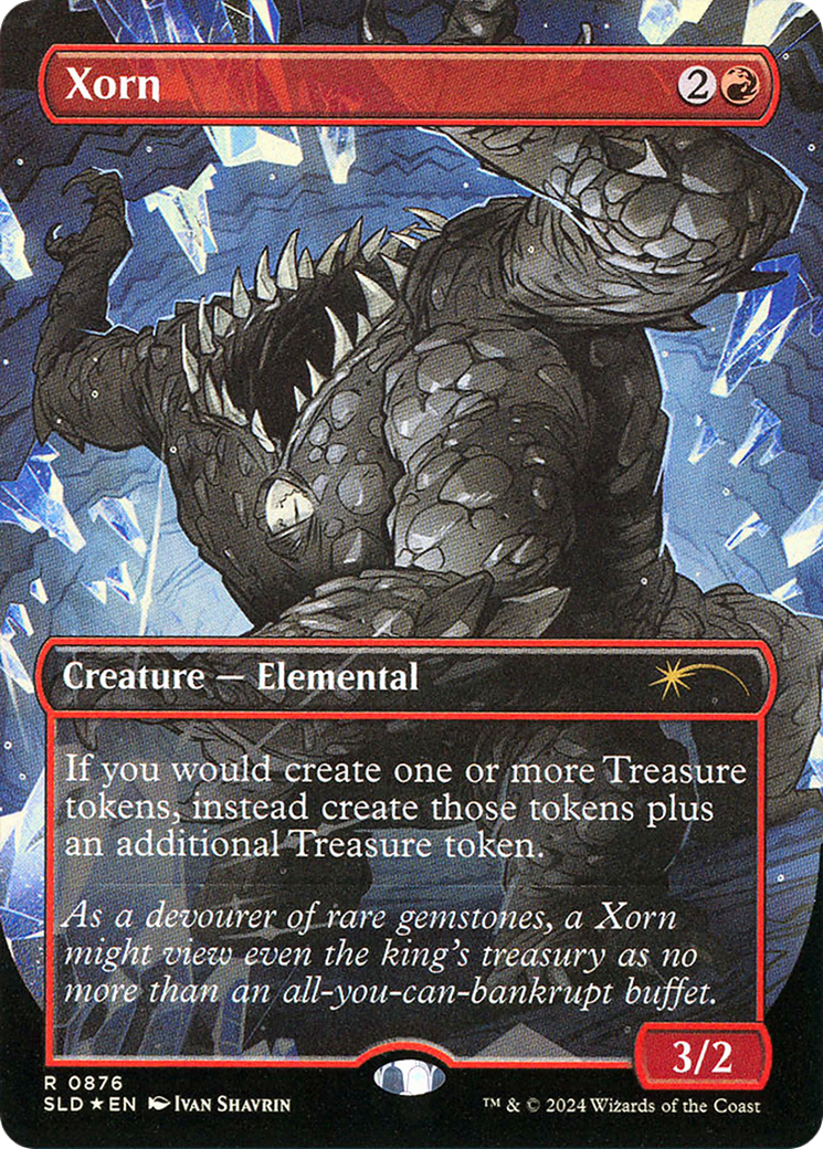 Xorn (SLD-876) (Rainbow Foil) (Borderless) [Secret Lair Drop] Foil