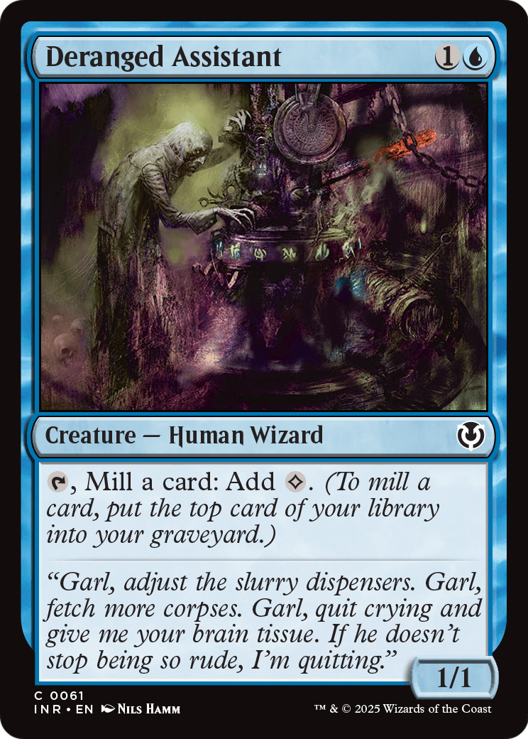 Deranged Assistant (INR-061) [Innistrad Remastered]