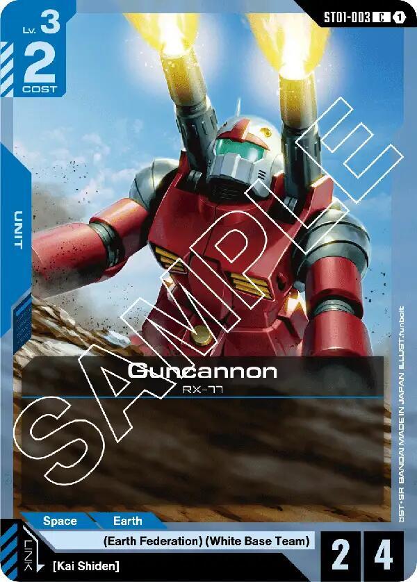 Guncannon — Starter Deck 01: Heroic Beginnings [ST01]