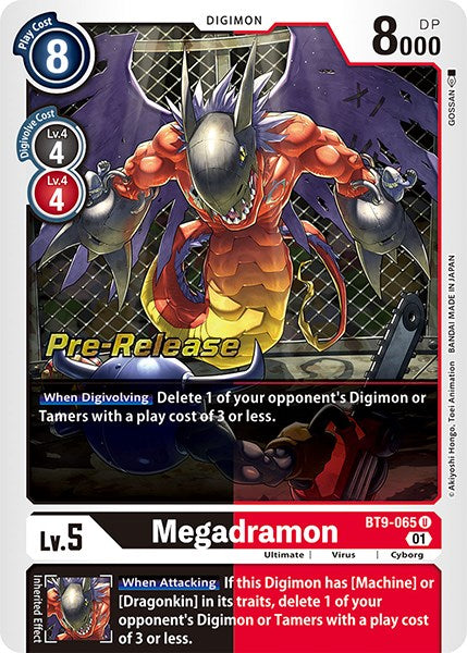 Megadramon [BT9-065] [X Record Pre-Release Promos]