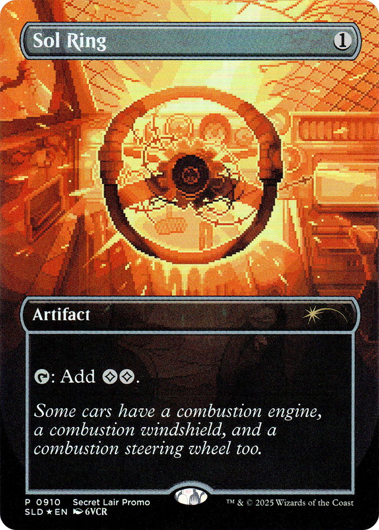 Sol Ring (SLD-910) (Rainbow Foil) (Borderless) [Secret Lair Drop] Foil