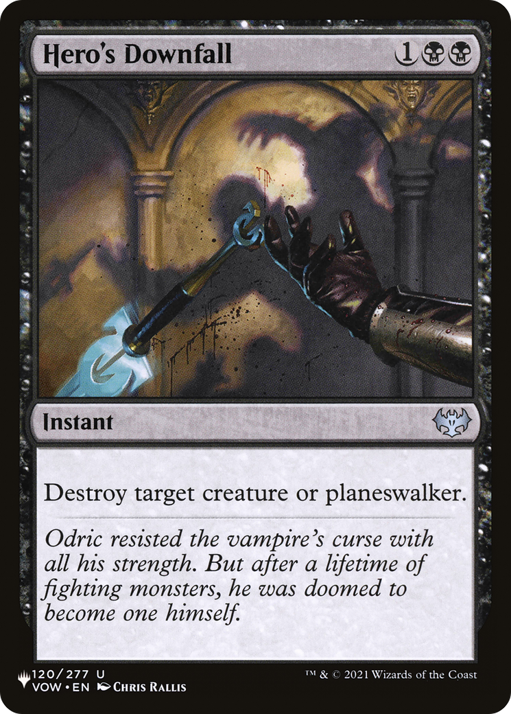 Hero's Downfall (LIST-120/277) [The List]