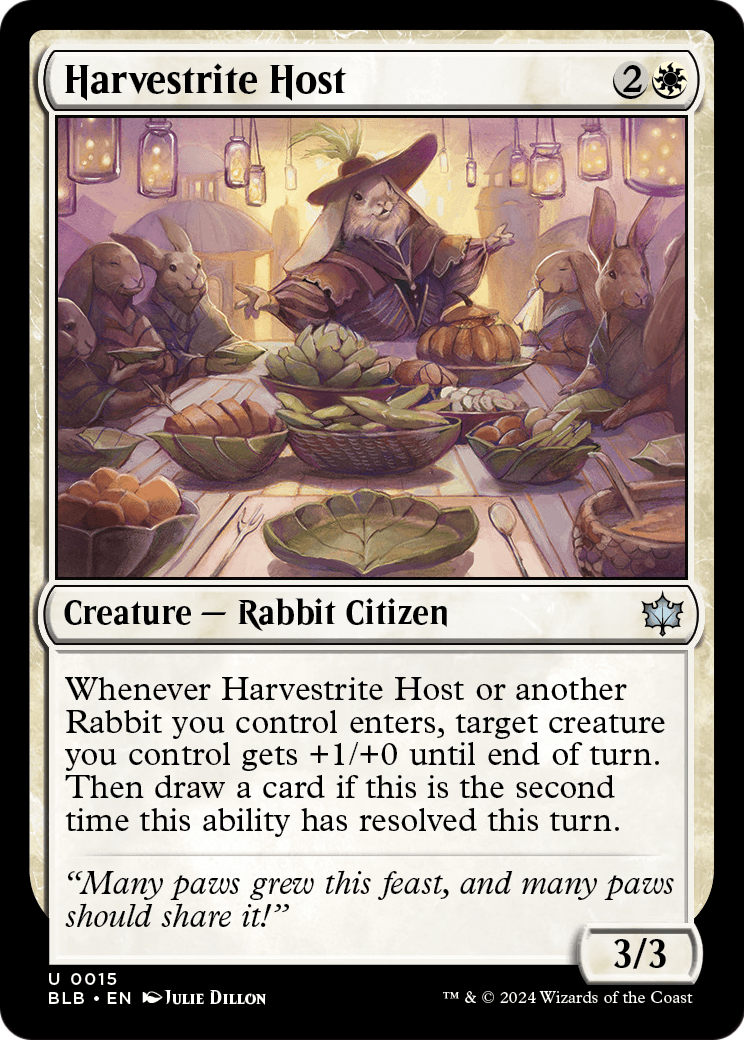 Harvestrite Host (BLB-015) [Bloomburrow] Foil