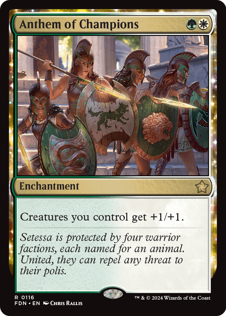 Anthem of Champions (FDN-116) [Foundations]
