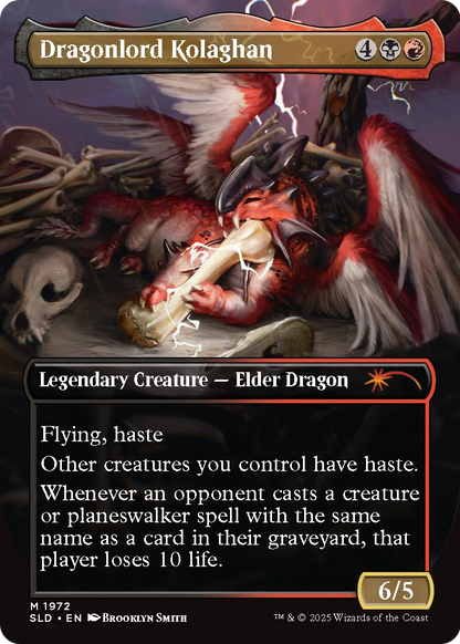 Dragonlord Kolaghan (SLD-1972) (Borderless) [Secret Lair Drop]
