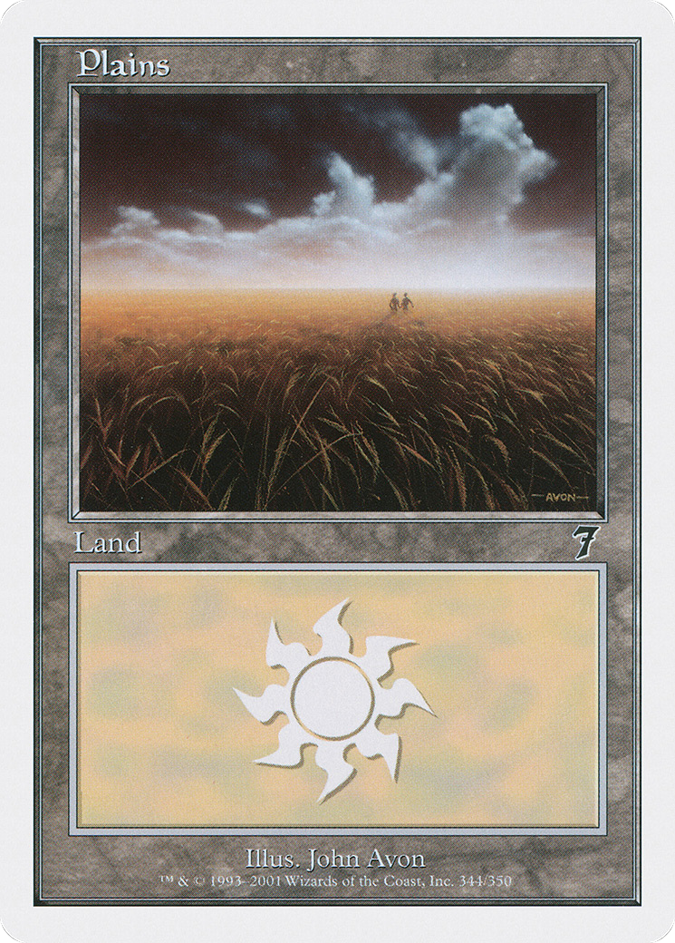 Plains (7ED-344) [7th Edition] Foil