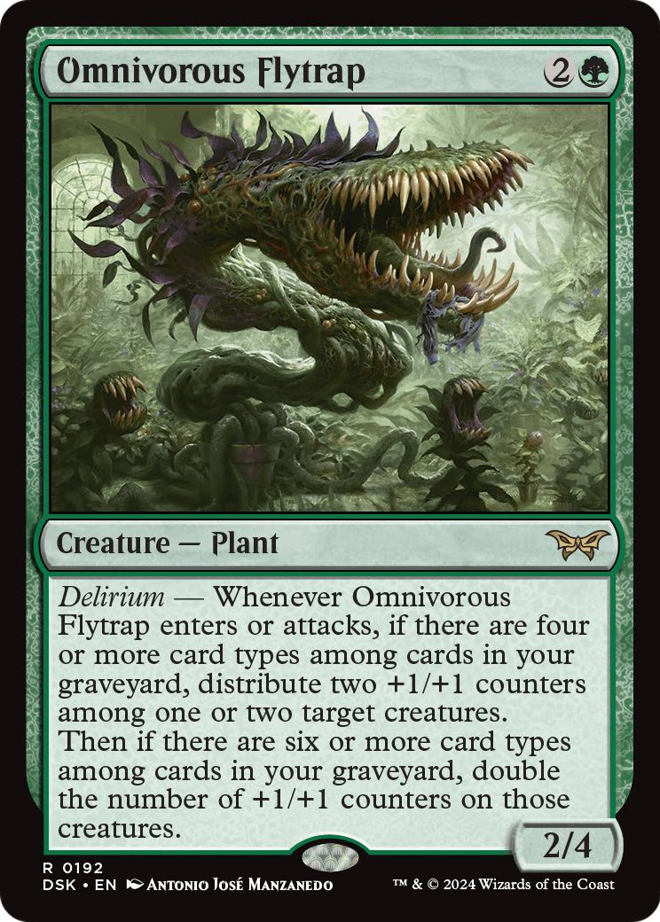 Omnivorous Flytrap (DSK-192) [Duskmourn: House of Horror] Foil
