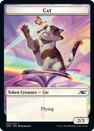 Cat // Treasure (13) Double-sided Token [Unfinity] Foil