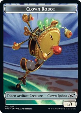 Clown Robot (002) // Balloon Double-sided Token [Unfinity] Foil