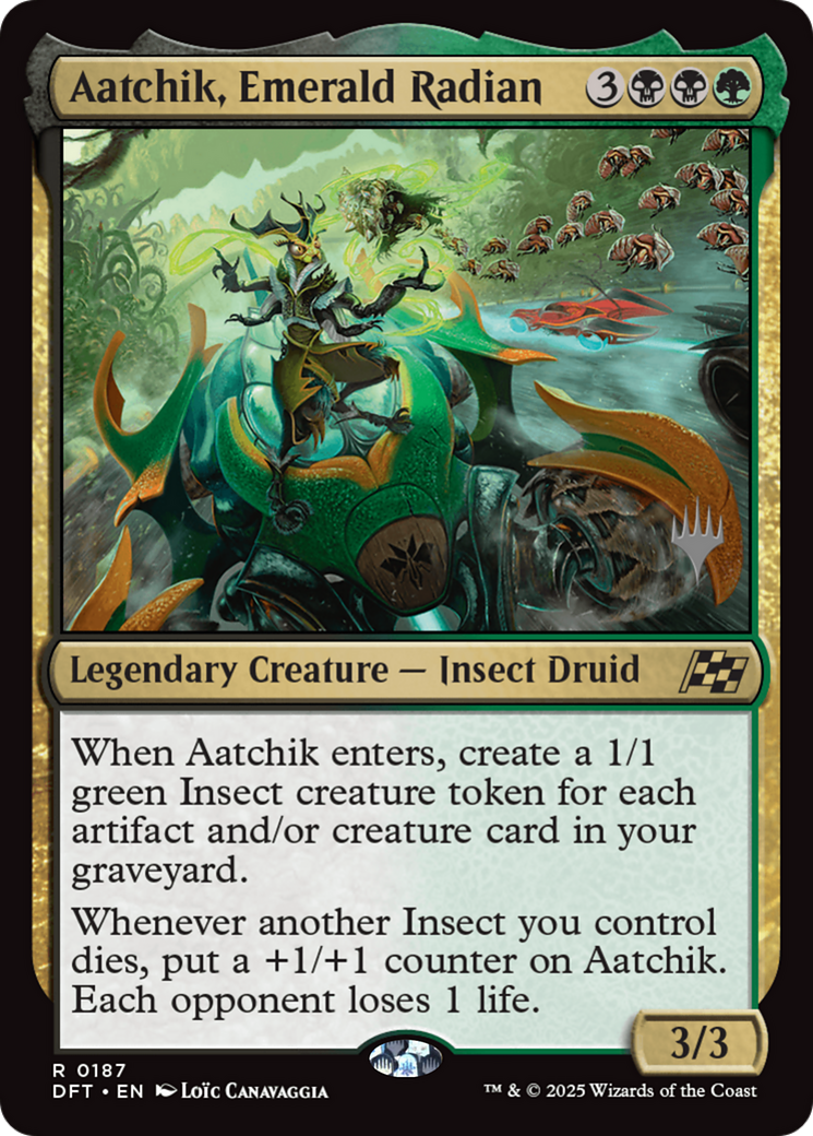 Aatchik, Emerald Radian (PPDFT-187) [Promo Pack: Aetherdrift]