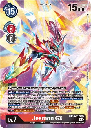 Jesmon GX [BT10-112] (Alternate Art) [Xros Encounter]
