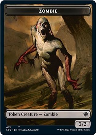 Zombie // Zombie Army Double-Sided Token (SCD-13 // 14) [Starter Commander Decks]