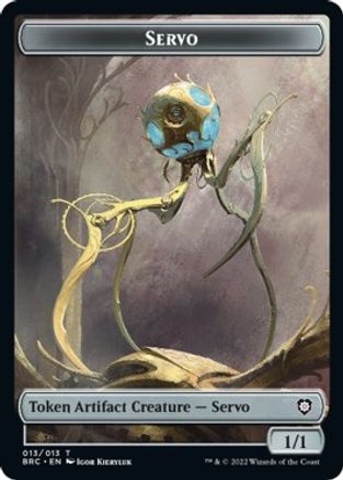 Servo // Eldrazi Double-Sided Token (BRC-13 // 2) [Commander: The Brothers' War]