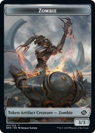 Zombie Token (BRO-011) [The Brothers' War]