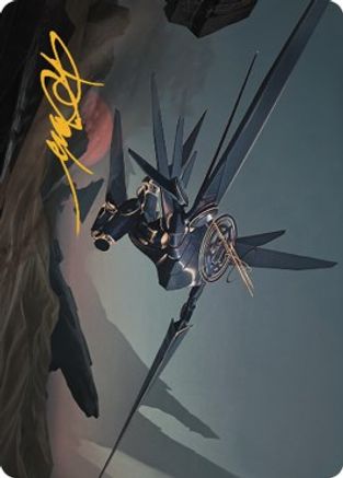 Steel Seraph Art Card (Gold-Stamped Signature) (ASBRO-006) [Art Series: The Brothers' War]