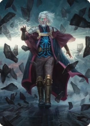 Urza, Planeswalker Art Card (ASBRO-042) [Art Series: The Brothers' War]