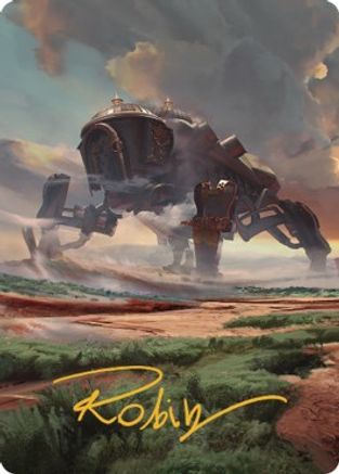 Plains (48) Art Card (Gold-Stamped Signature) (ASBRO-048) [Art Series: The Brothers' War]