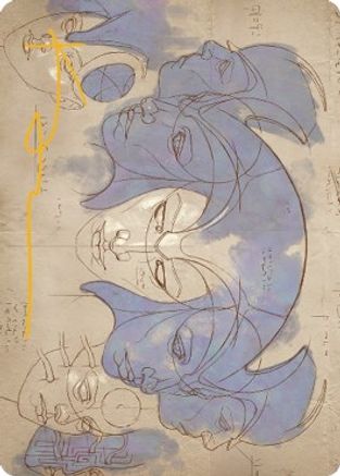 Helm of the Host Art Card (Gold-Stamped Signature) (ASBRO-061) [Art Series: The Brothers' War]
