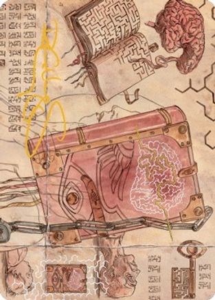 Mazemind Tome Art Card (Gold-Stamped Signature) (ASBRO-066) [Art Series: The Brothers' War]