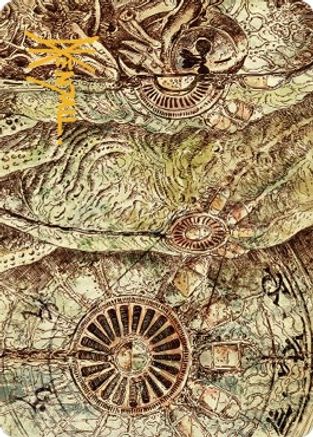 Phyrexian Processor Art Card (Gold-Stamped Signature) (ASBRO-070) [Art Series: The Brothers' War]