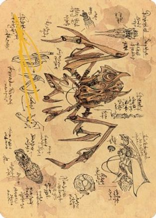 Scrap Trawler Art Card (Gold-Stamped Signature) (ASBRO-075) [Art Series: The Brothers' War]