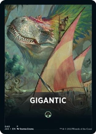 Gigantic Theme Card (J22-040) [Jumpstart 2022]
